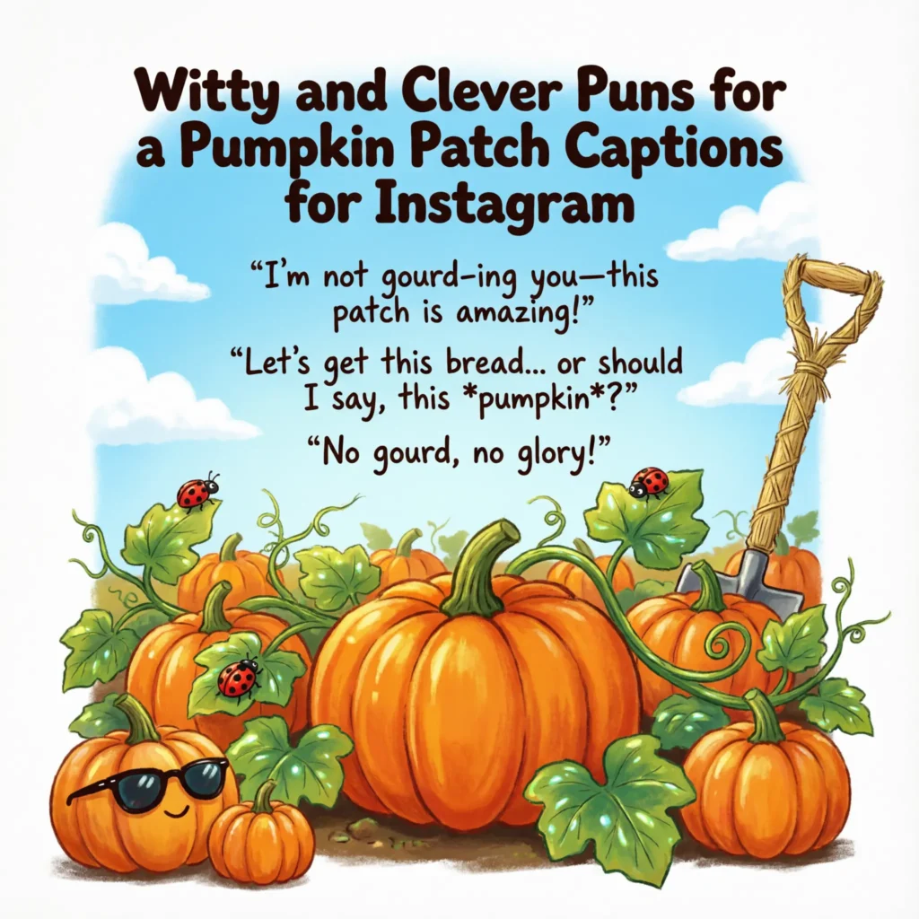 Pumpkin Patch Captions for Instagram
