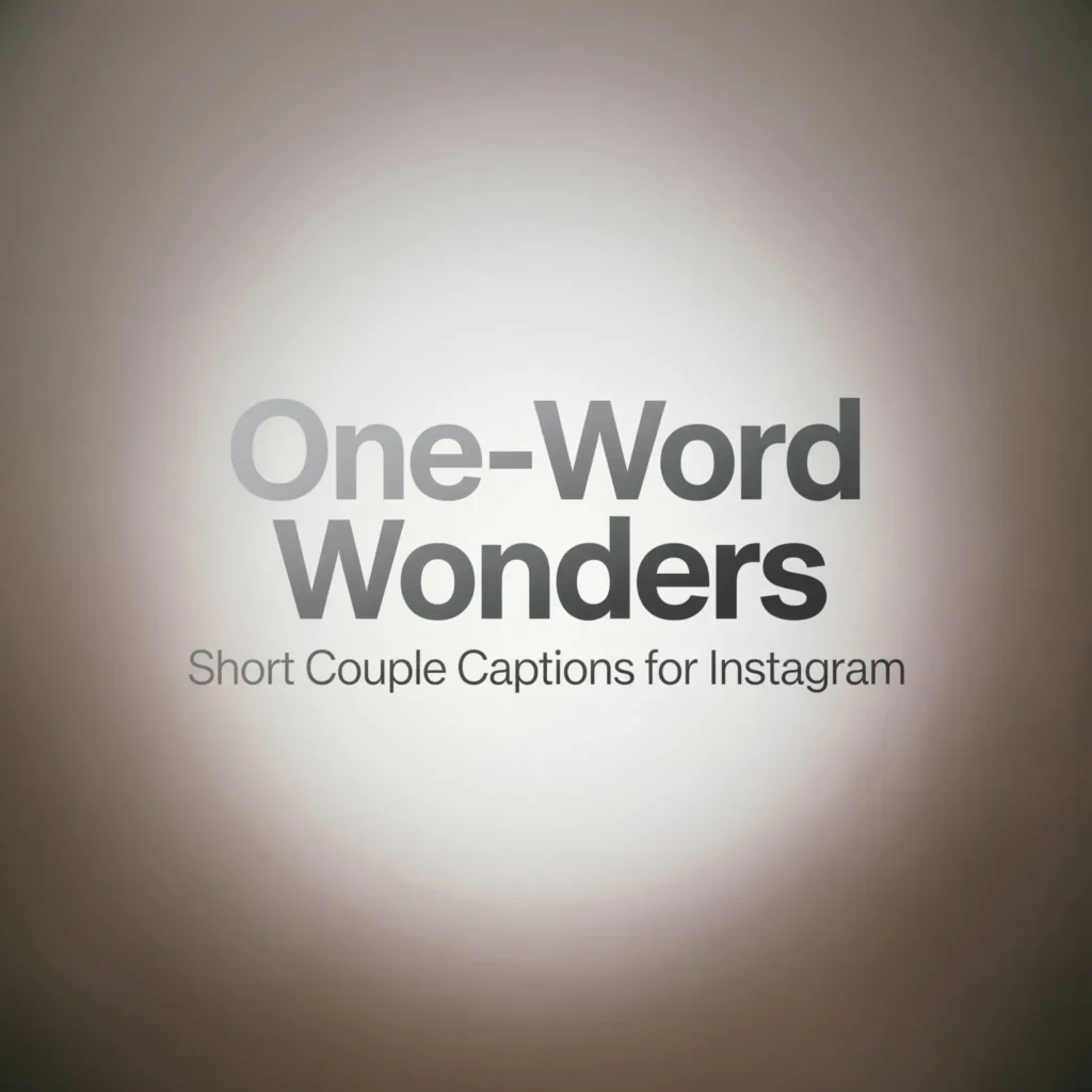 Short Couple Captions for Instagram