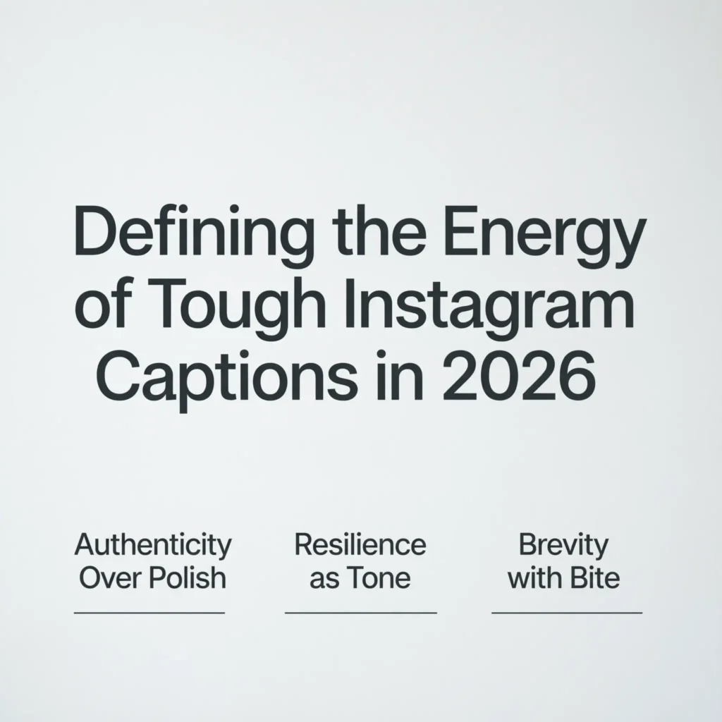  Tough Instagram Captions